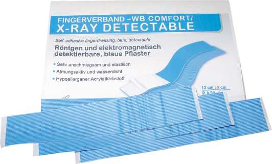 Fingerverband X-Ray detektierbar