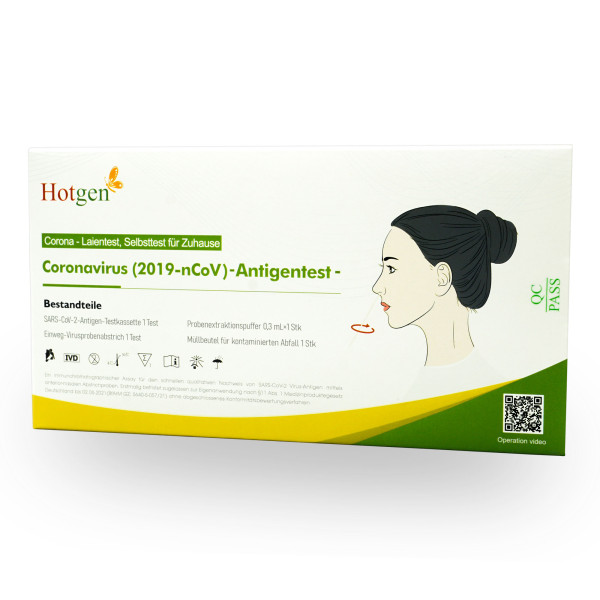 Hotgen Corona/Covid-19 Antigen Laien-Schnelltest - 1 Stück
