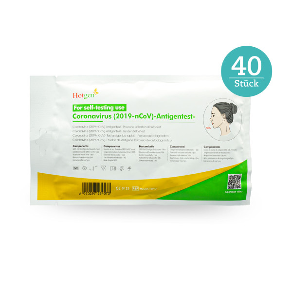 Hotgen Corona/Covid-19 Antigen Laien-Schnelltest Nasale Anwendung