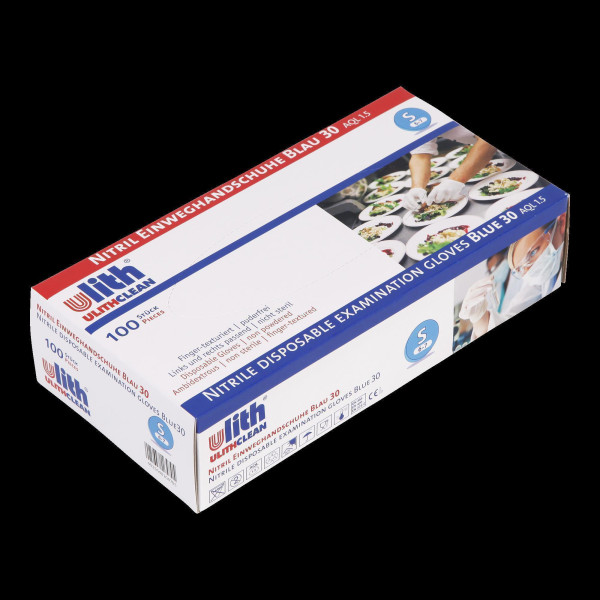 Ulith Nitril-Einweghandschuhe Typ 40 puderfrei 200 Stück blau