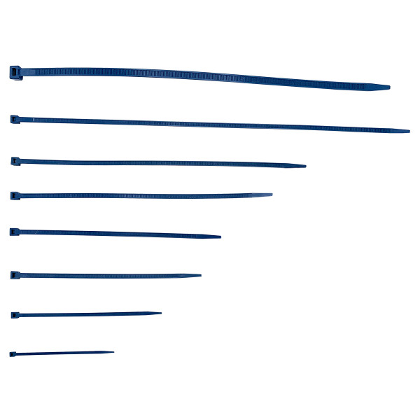 Kabelbinder detektierbar - 100 Stück blau