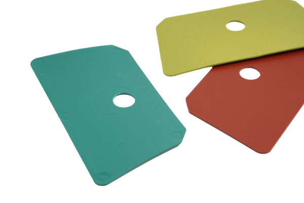 Schaber Schlesinger groß - mit Loch detektierbar