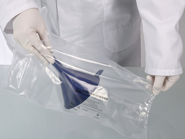 Flüssigkeitstrichter detektierbar und steril nach HACCP