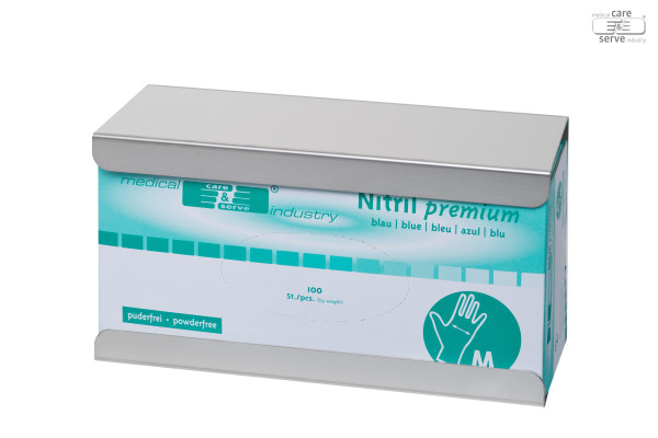 Nitrilhandschuh-Wandhalter aus Edelstahl