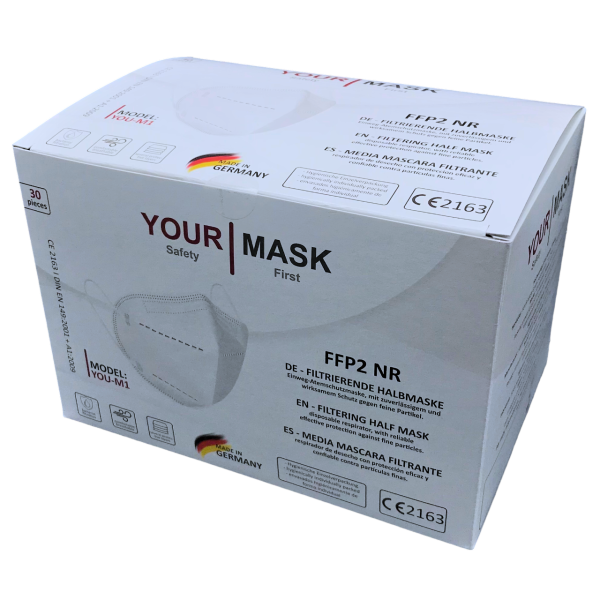 YourMask You-M1 FFP2 NR Masken CE2163 EN149:2001 + A1:2009