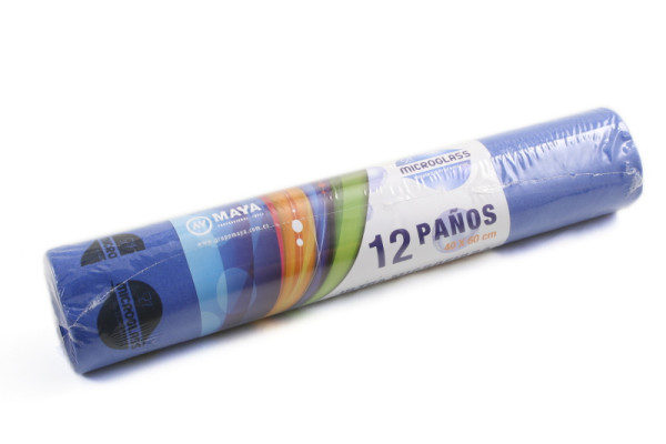 Mikrofaser-Reinigungstuch (7,2 Meter bei 12 Tüchern mit jeweils 40x60 cm)