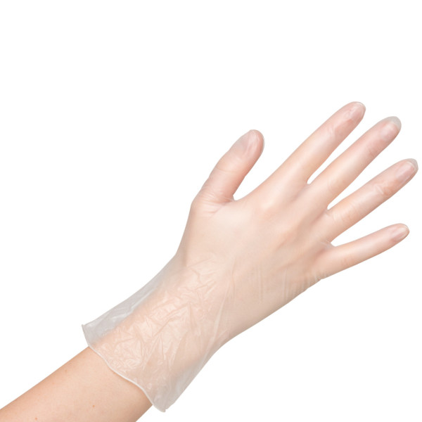 Vinyl-Handschuhe efficient puderfrei 100er Pack transparent