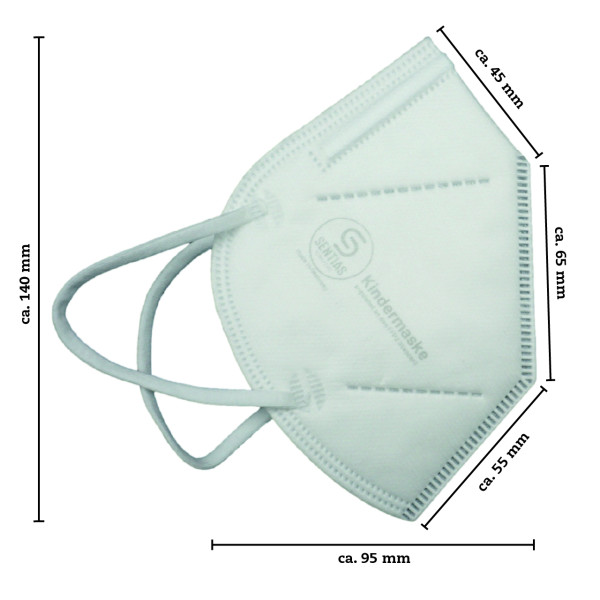 SENTIAS Kindermaske in FFP2-Qualität "Made in Germany"