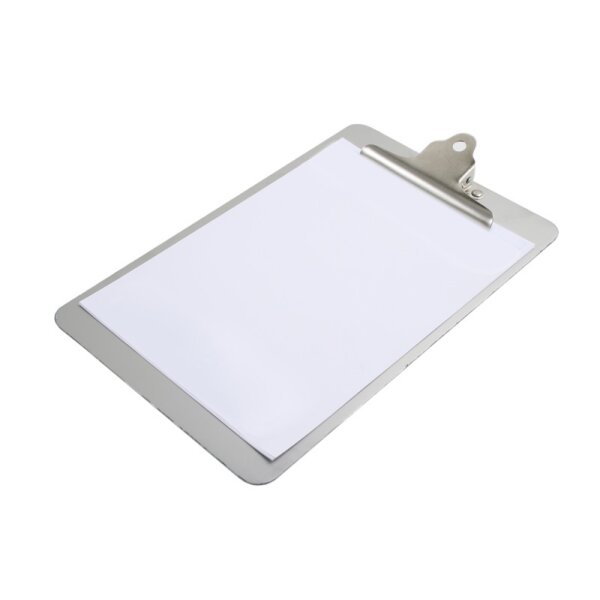 Edelstahl-Klemmbrett A4 detektierbar