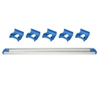 Wandschienen System 900 mm konfigurierbar - 5 Halterungen...