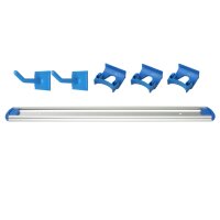 Wandschienen System 900 mm konfigurierbar - 2 Haken, 1...