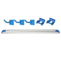 Wandschienen System 900 mm konfigurierbar - 3 Haken, 1...