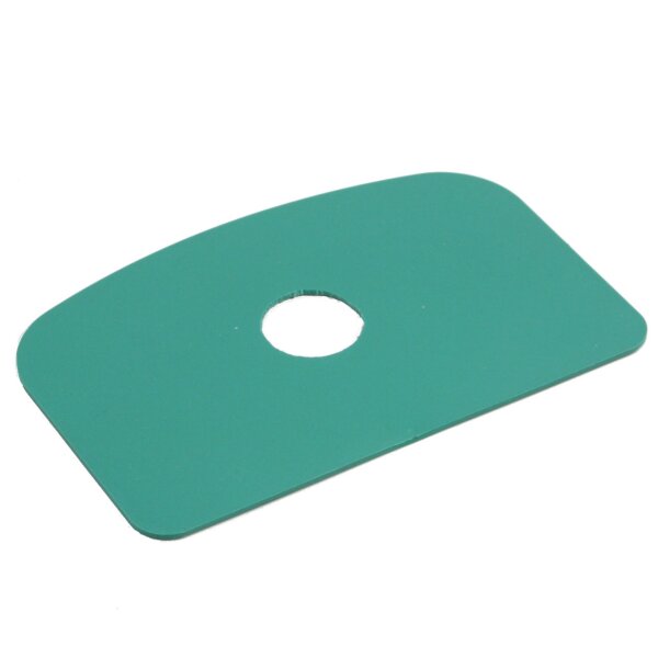 Schaber Schlesinger klein - mit Loch detektierbar - grün