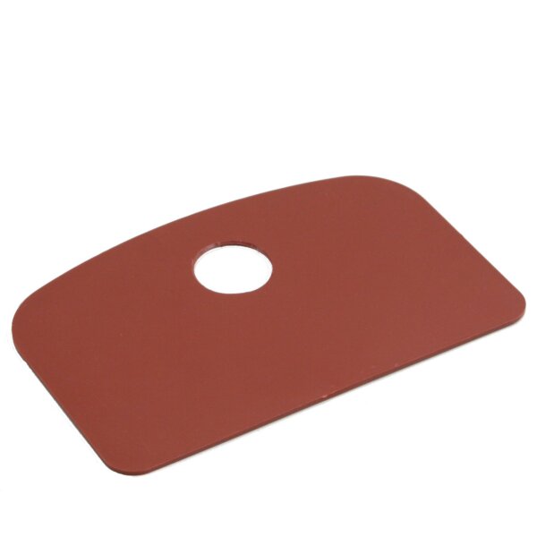 Schaber Schlesinger klein - mit Loch detektierbar - rot