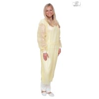 Vlies-Infektionsschutzkittel premium plus mit Strickbund...