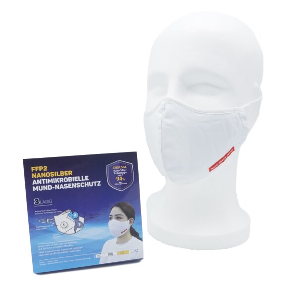 Nano-Silber Mund-Nasenschutz (2er Pack)