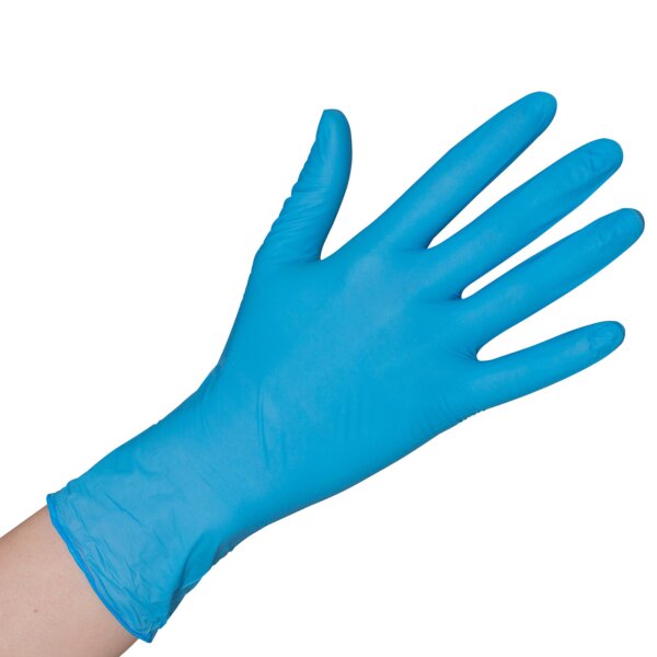 Nitril-Handschuhe efficient puderfrei EN 420:2003 - 100 St. L blau