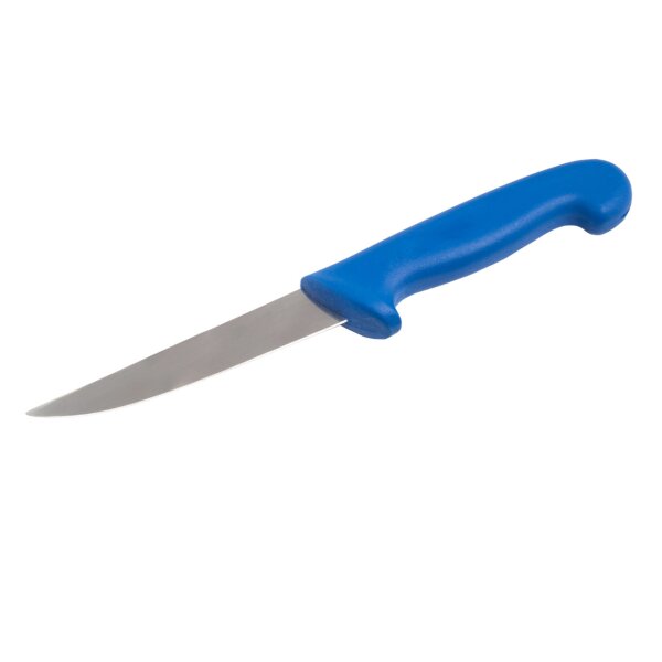 Ausbeinmesser detektierbar mit 13 cm Edelstahlklinge blau