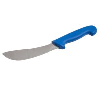 Häutungsmesser detektierbar mit 18 cm Edelstahlklinge blau