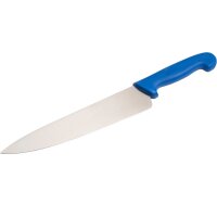 Chefkochmesser detektierbar mit 30,5 cm Edelstahlklinge blau