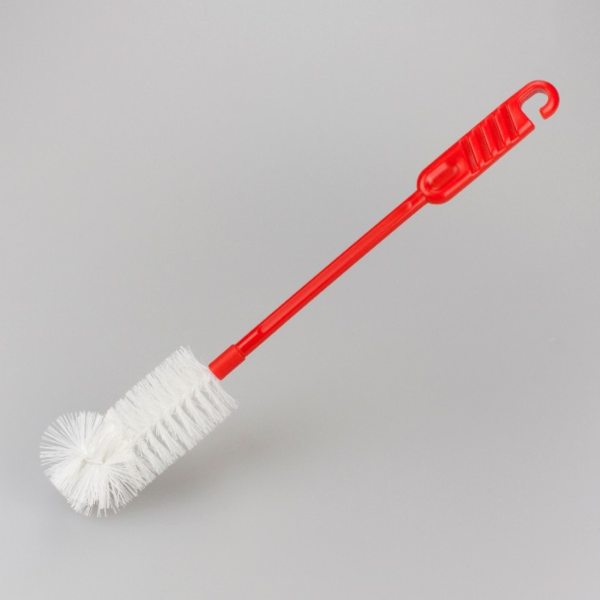 Flaschenbürste mit Kranz mit Kunststoffgriff