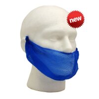 Detektierbarer Bartschutz extra Mesh 25er Pack blau