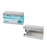 Nitrilhandschuh-Wandhalter aus Edelstahl