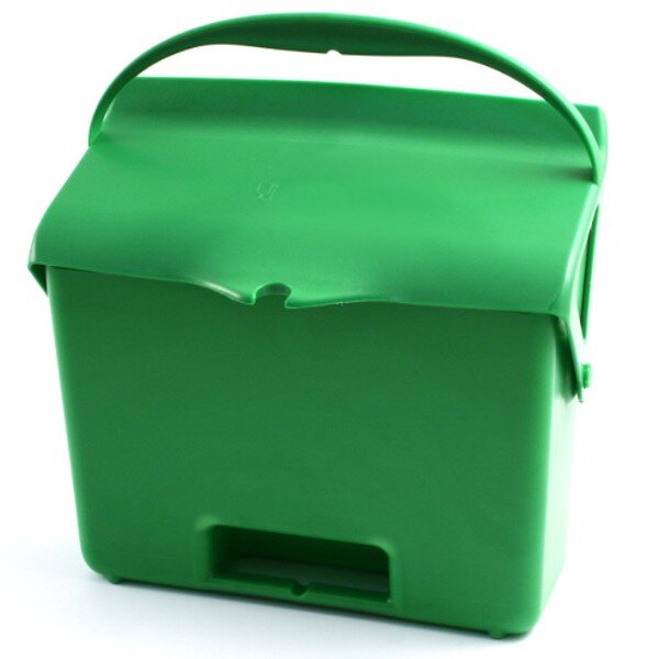 Kehrschaufel mit Griff grün