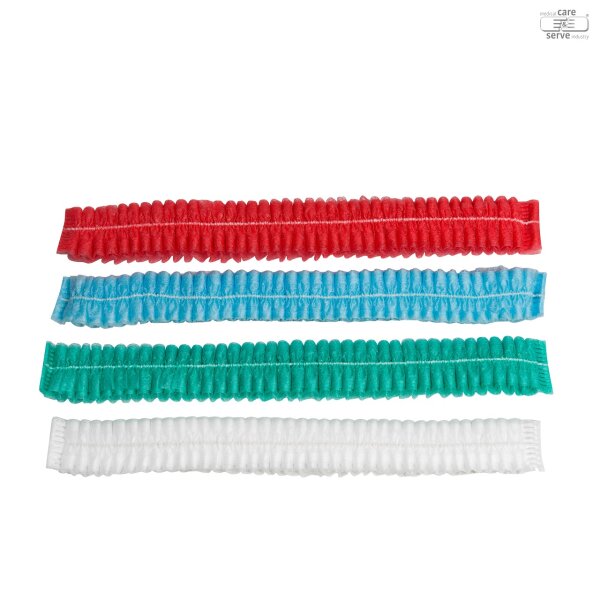 Vlies-Haube mit Clip - 100 Stück - detektierbar