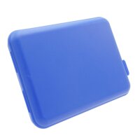 Aufbewahrungsbox für FFP2-Masken blau