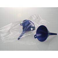 Flüssigkeitstrichter detektierbar und steril nach HACCP