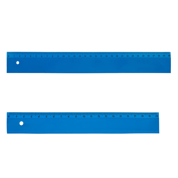 Lineal detektierbar aus Kunststoff