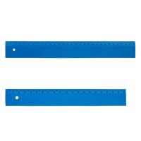 Lineal detektierbar aus Kunststoff blau 300 mm
