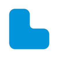 Bodenmarkierung L-Form blau