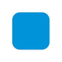 Bodenmarkierung Punkt-Form blau