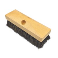 Bodenschrubber mit Holzkörper 2-Stielloch schwarze...