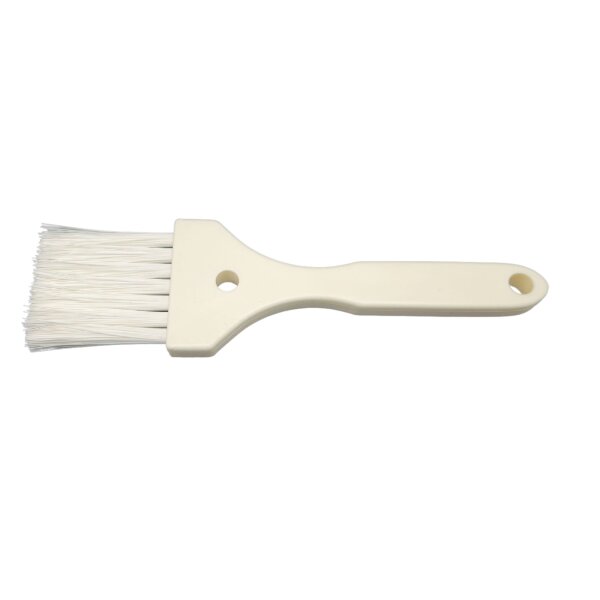 Lebensmittelpinsel kurz mit Polyesterbesatz Mittelhart - 50 mm - weiß