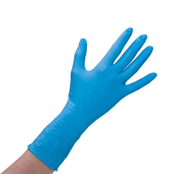 Nitril-Handschuhe wiroTouch PF Long premium - 100 Stück blau L