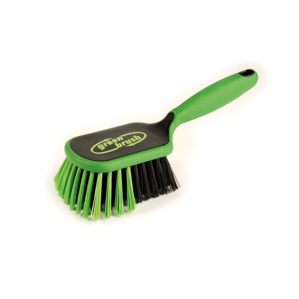 Green Brush Stielbürste 255 x 80 mm mit hartem Besatz - grün