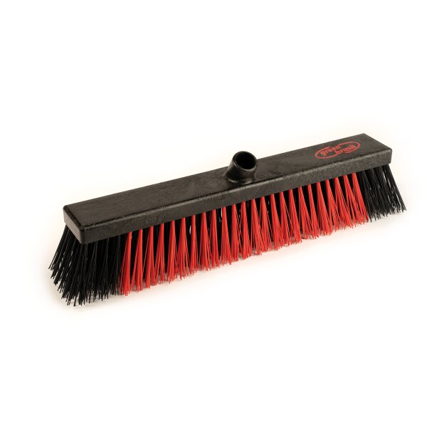 Green Brush Straßenbesen 450 x 65 mm mit sehr hartem Besatz - rot