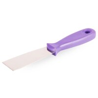 Edelstahl-Spachtel harte Klinge 40 mm violett