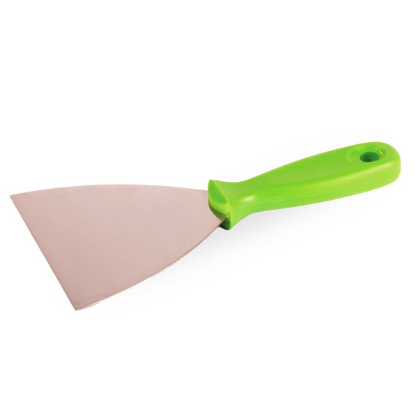 Edelstahl-Spachtel harte Klinge 120 mm grün
