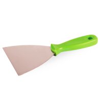 Edelstahl-Spachtel harte Klinge 120 mm grün