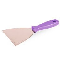 Edelstahl-Spachtel harte Klinge 120 mm violett