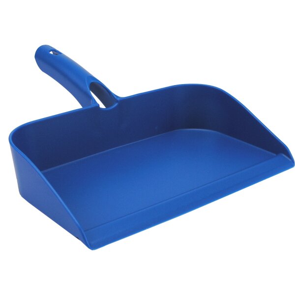 Kehrschaufel mit Handfegerhalterung blau