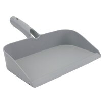 Kehrschaufel mit Handfegerhalterung grau