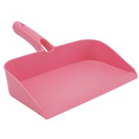 Kehrschaufel mit Handfegerhalterung pink
