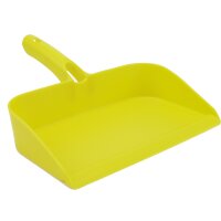 Kehrschaufel mit Handfegerhalterung gelb