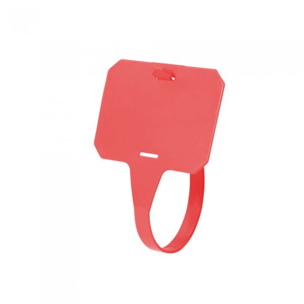 Schlaufenanhänger detektierbar - 25 Stück rot