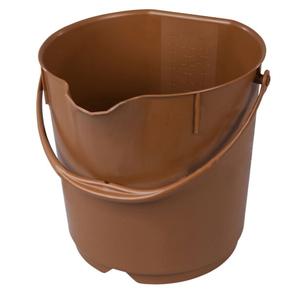 Eimer - 9 Liter braun